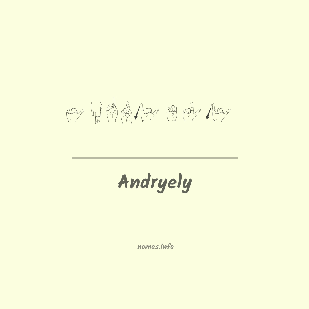 Andryely em Libras