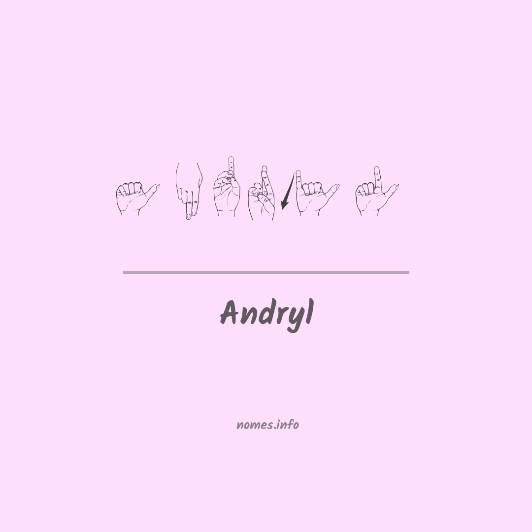 Andryl em Libras