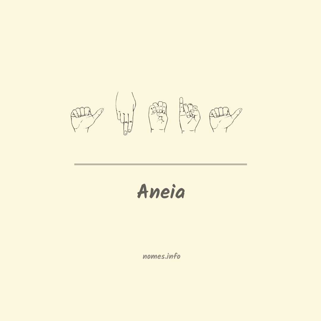 Aneia em Libras