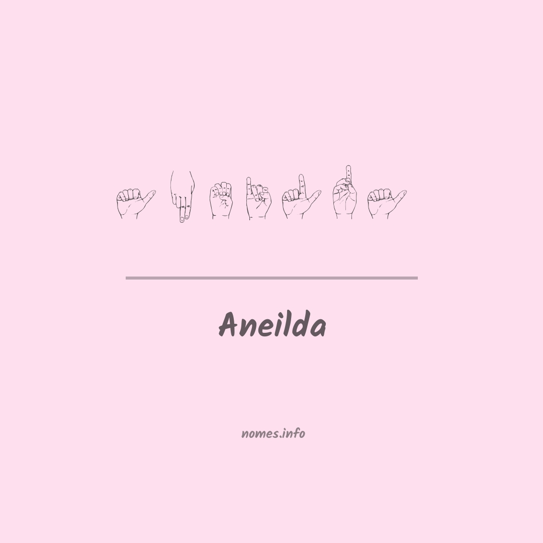 Aneilda em Libras