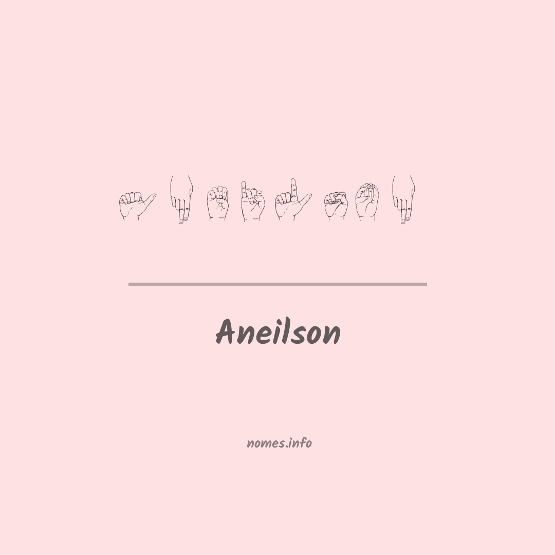 Aneilson em Libras
