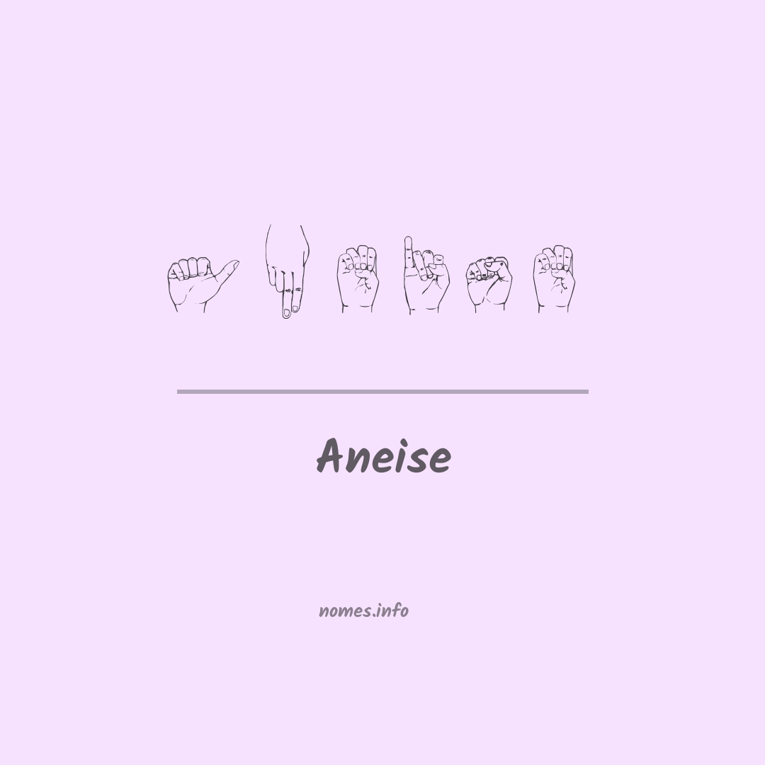 Aneise em Libras