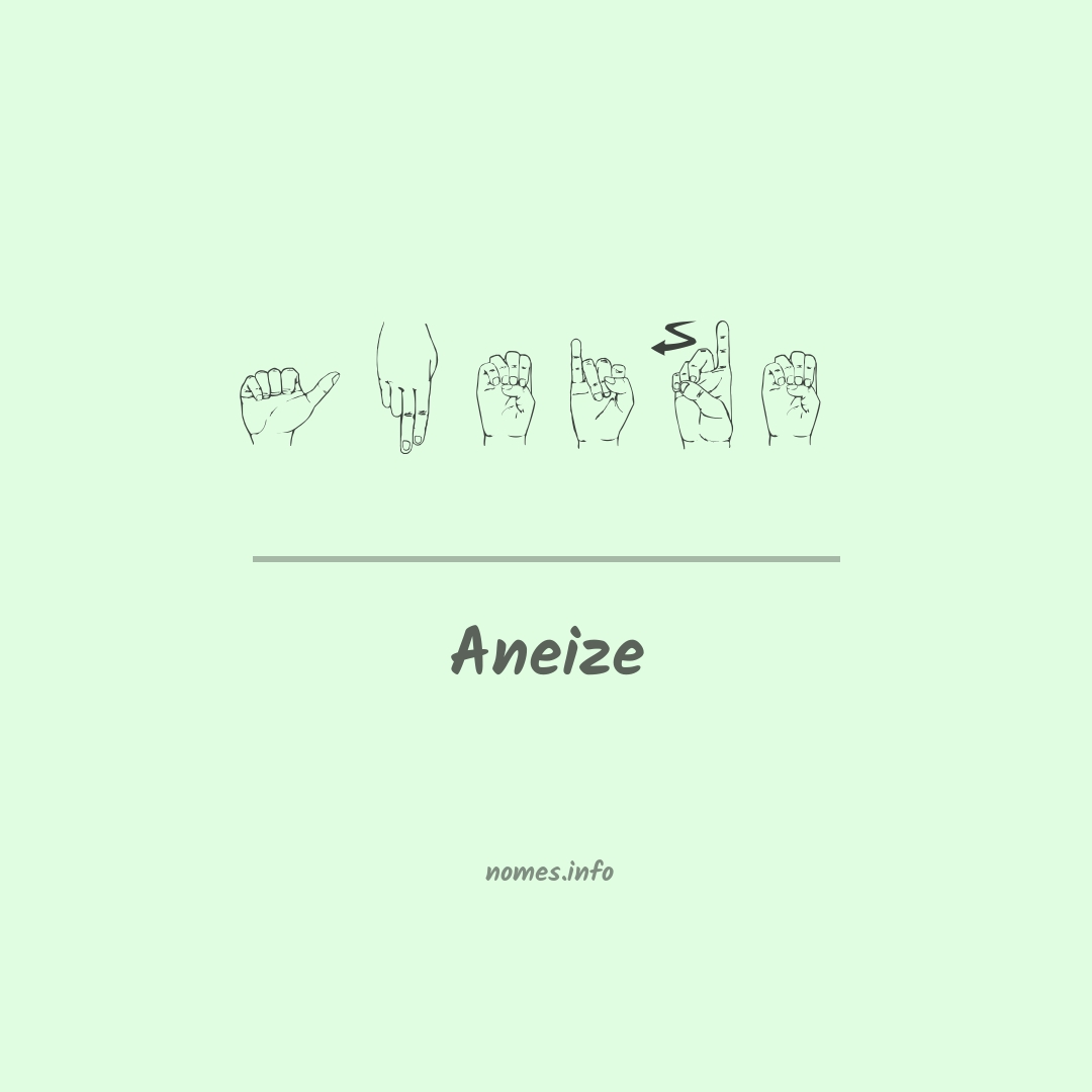 Aneize em Libras