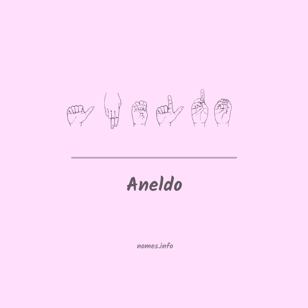Aneldo em Libras