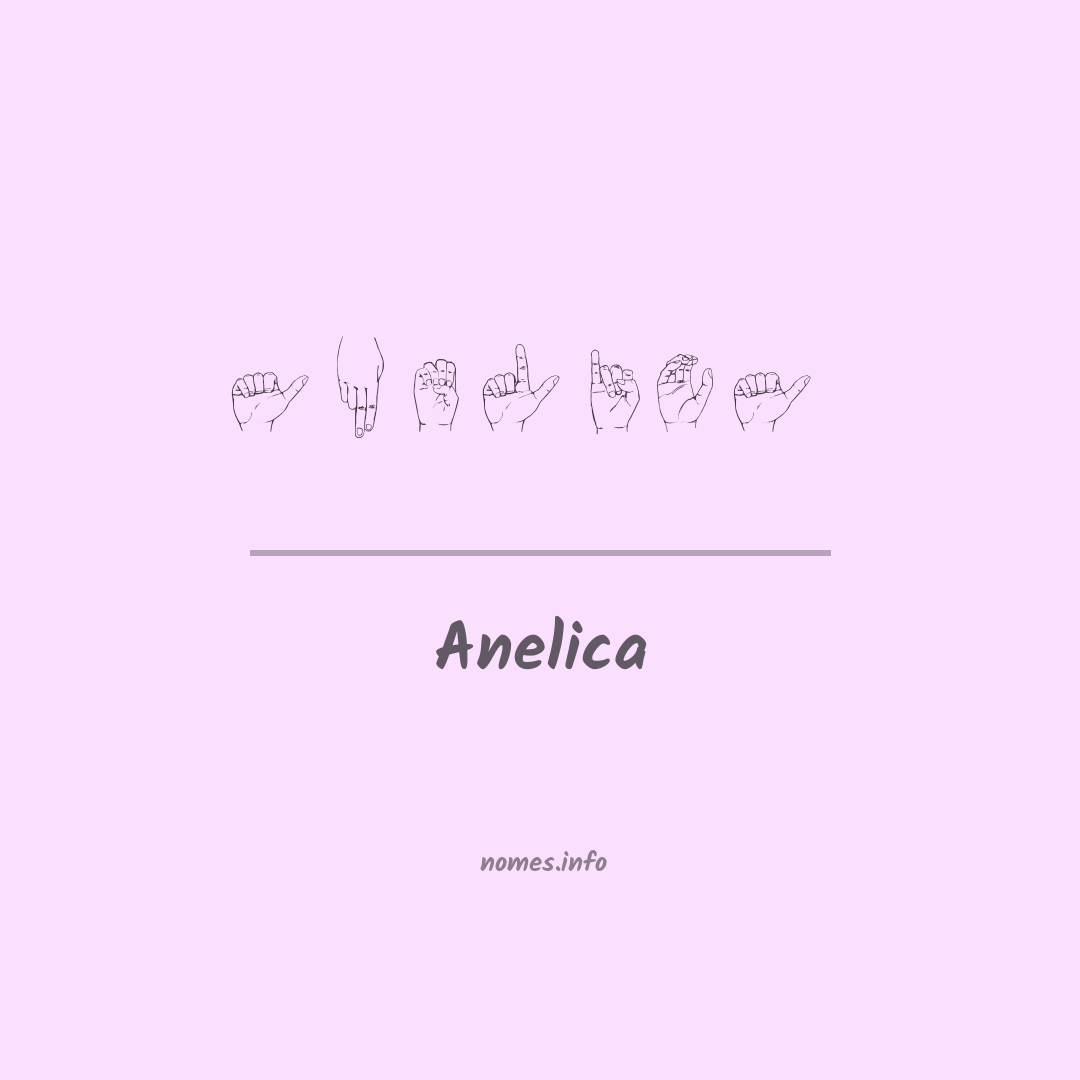 Anelica em Libras