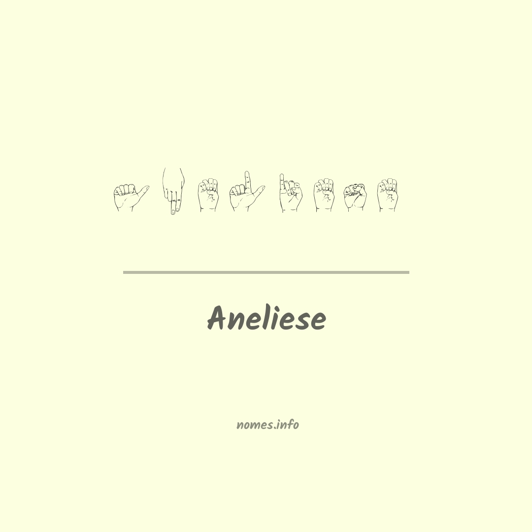 Aneliese em Libras