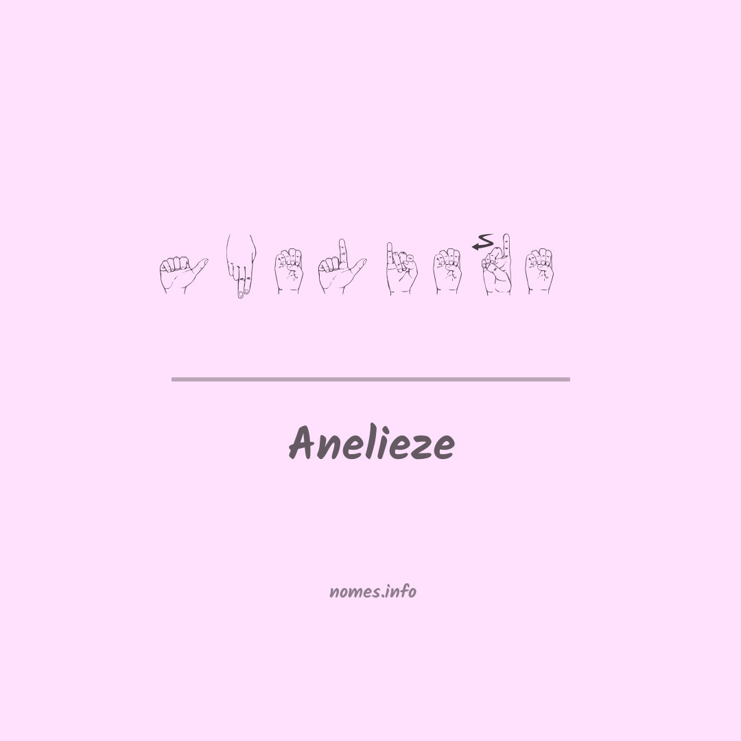 Anelieze em Libras