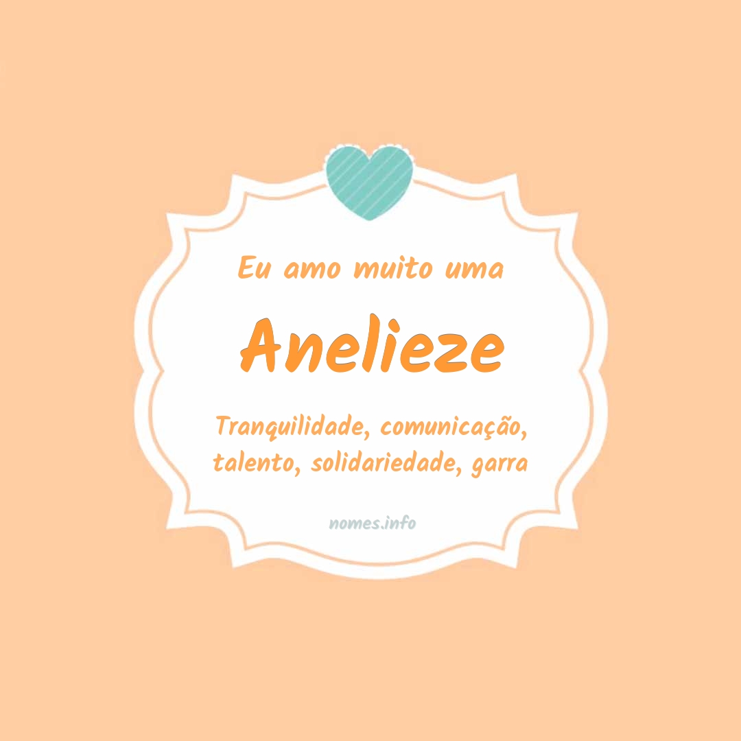 Eu amo muito Anelieze