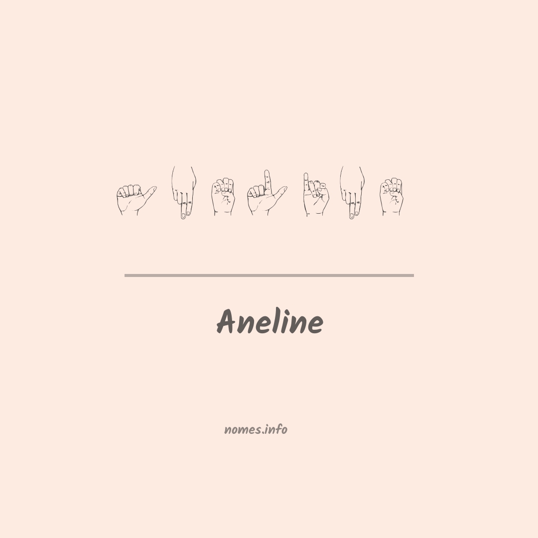 Aneline em Libras