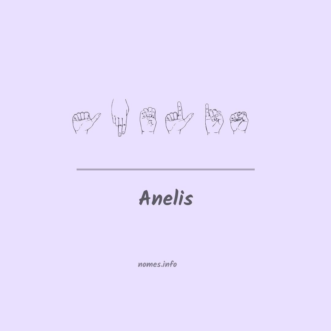 Anelis em Libras