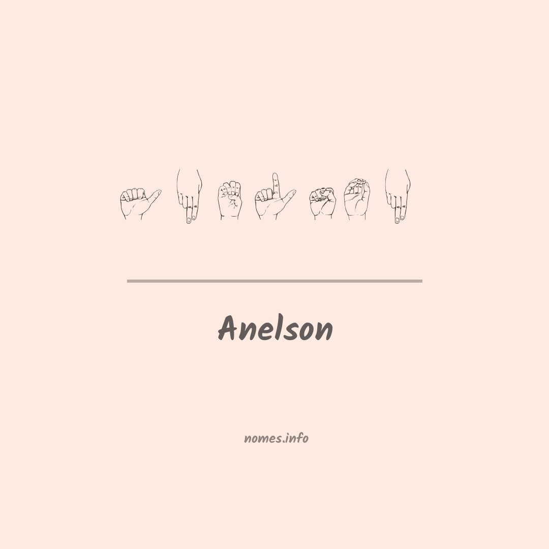 Anelson em Libras