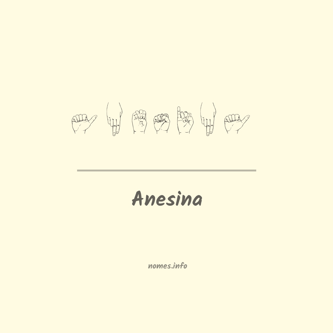 Anesina em Libras