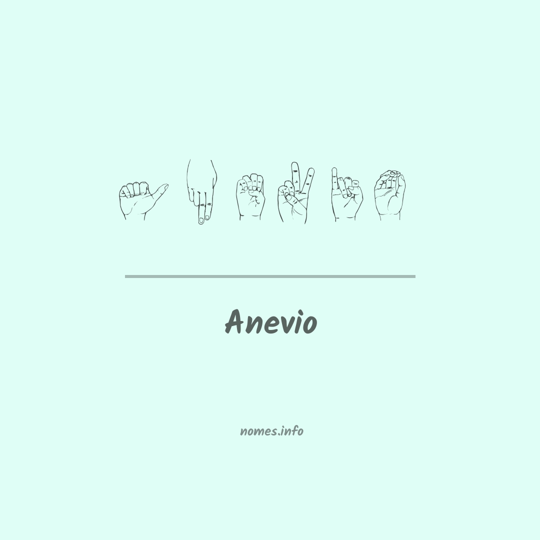 Anevio em Libras