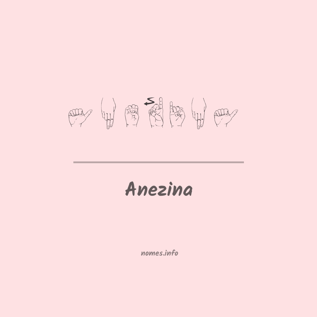 Anezina em Libras