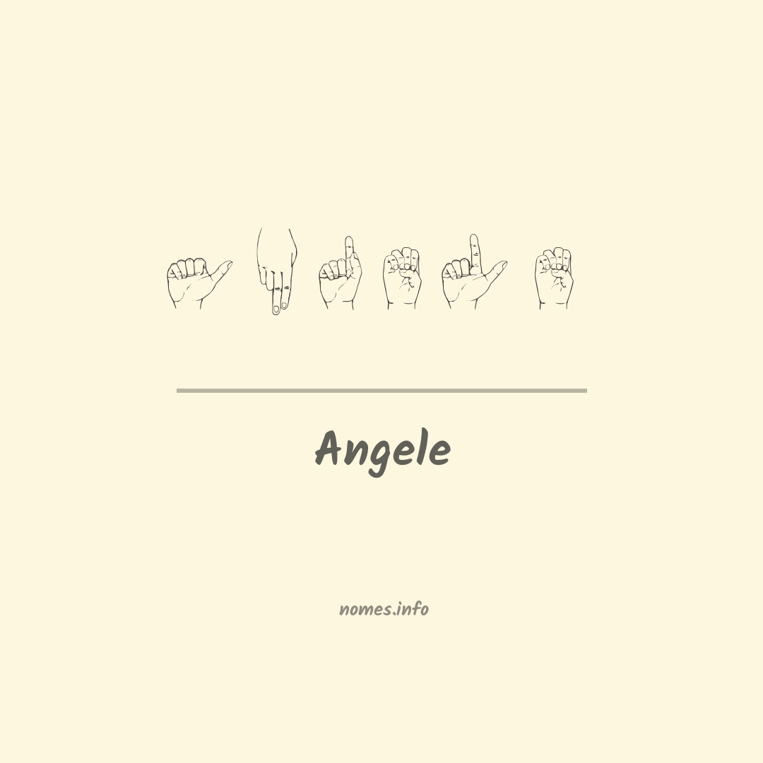 Angele em Libras