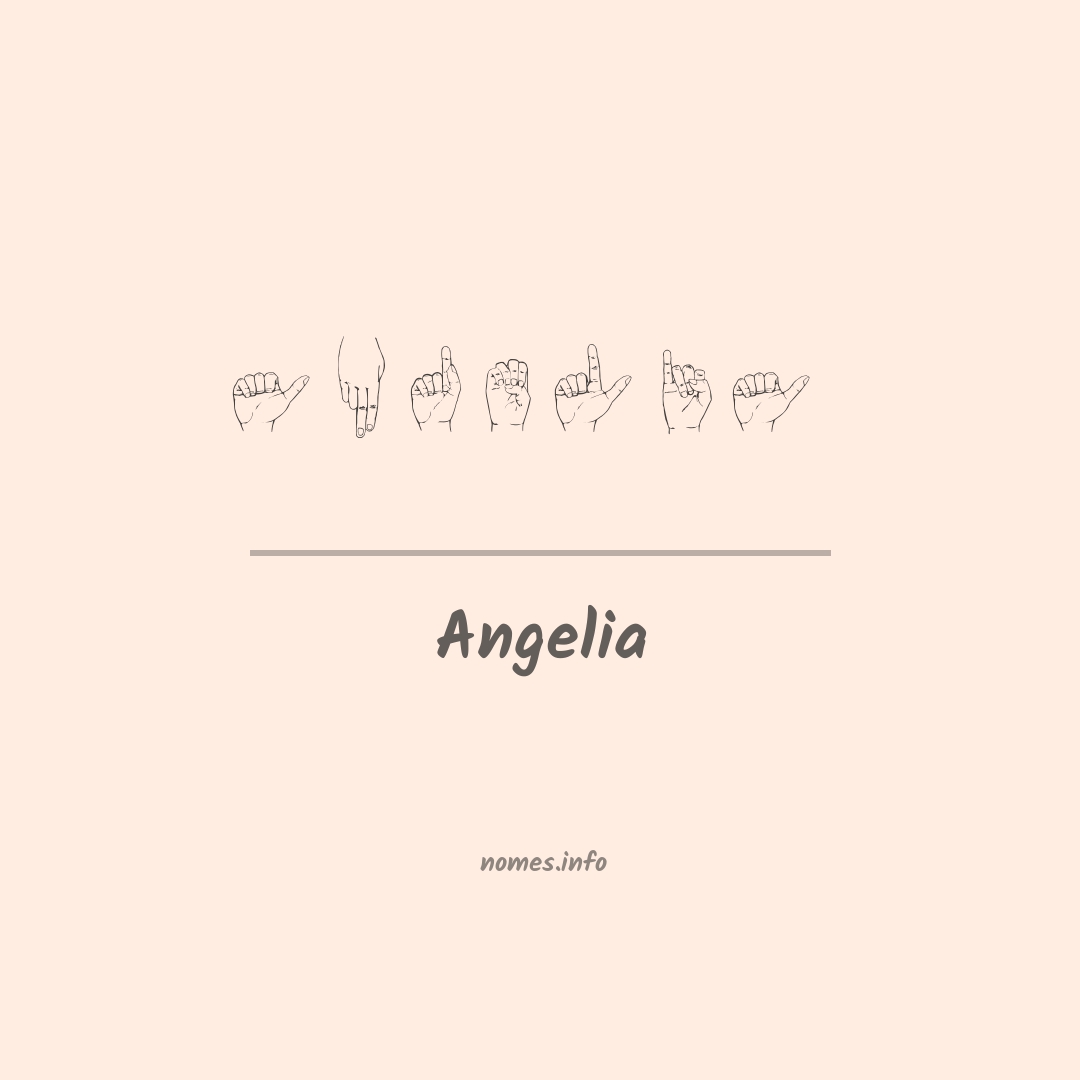 Angelia em Libras