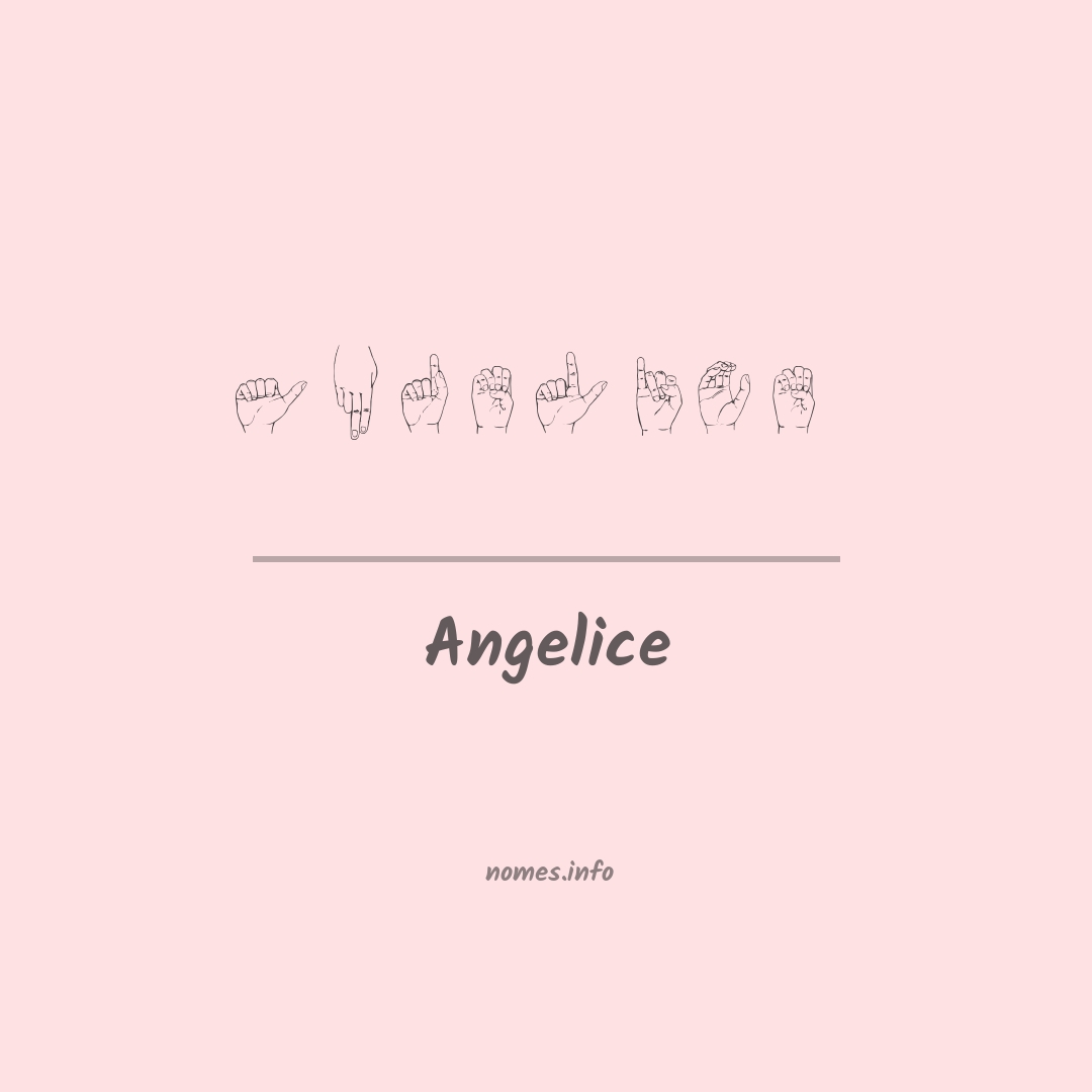 Angelice em Libras