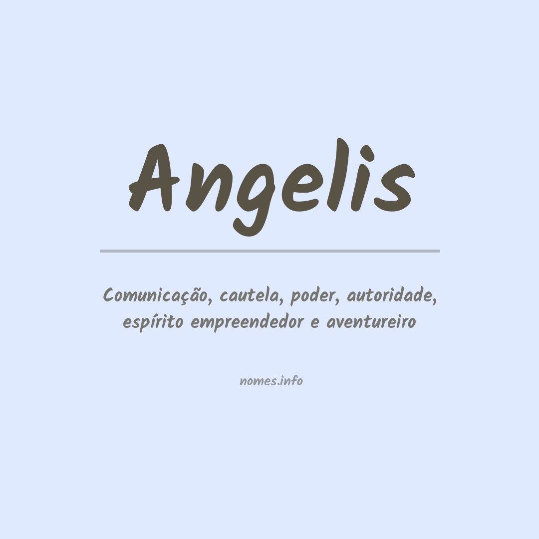 Significado do nome Angelis
