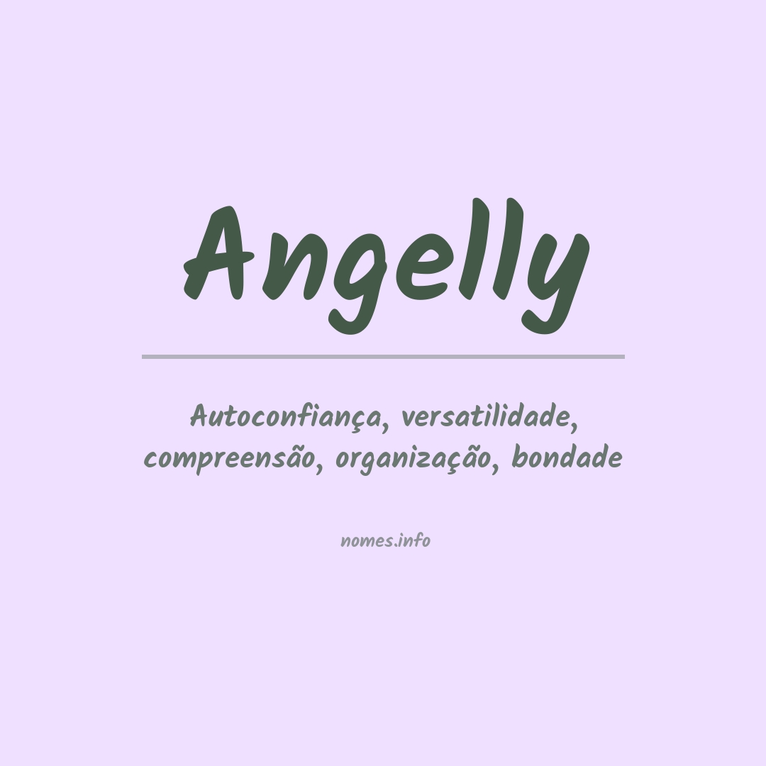 Significado do nome Angelly