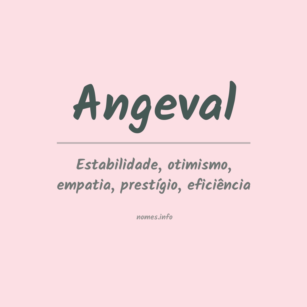 Significado do nome Angeval