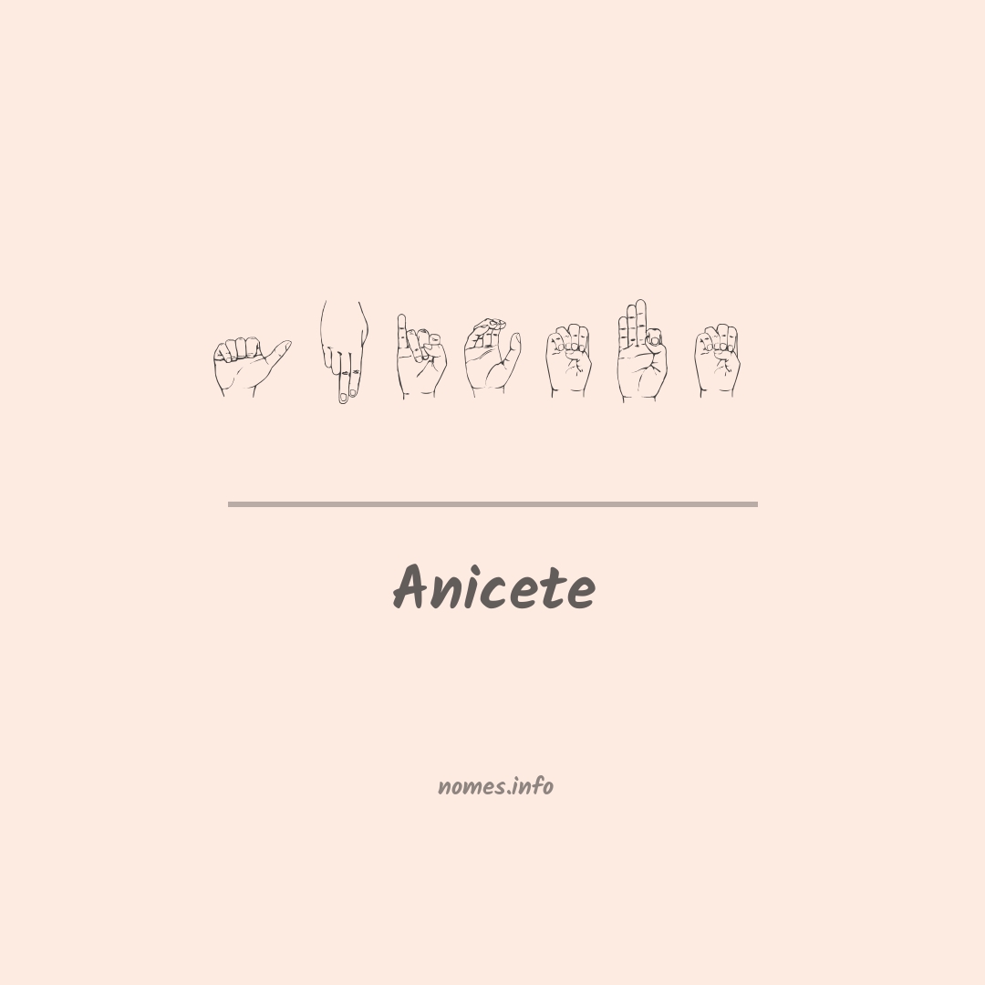 Anicete em Libras
