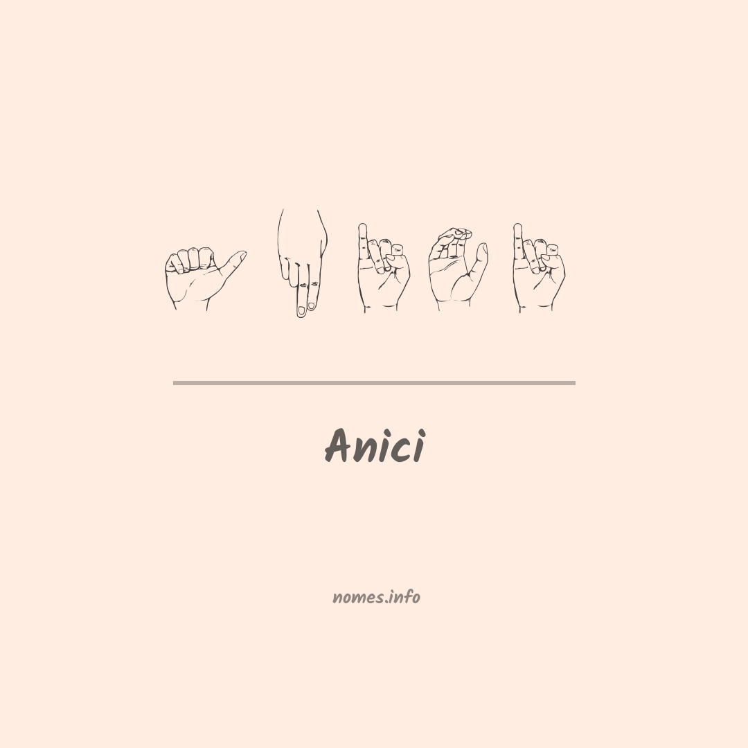 Anici em Libras