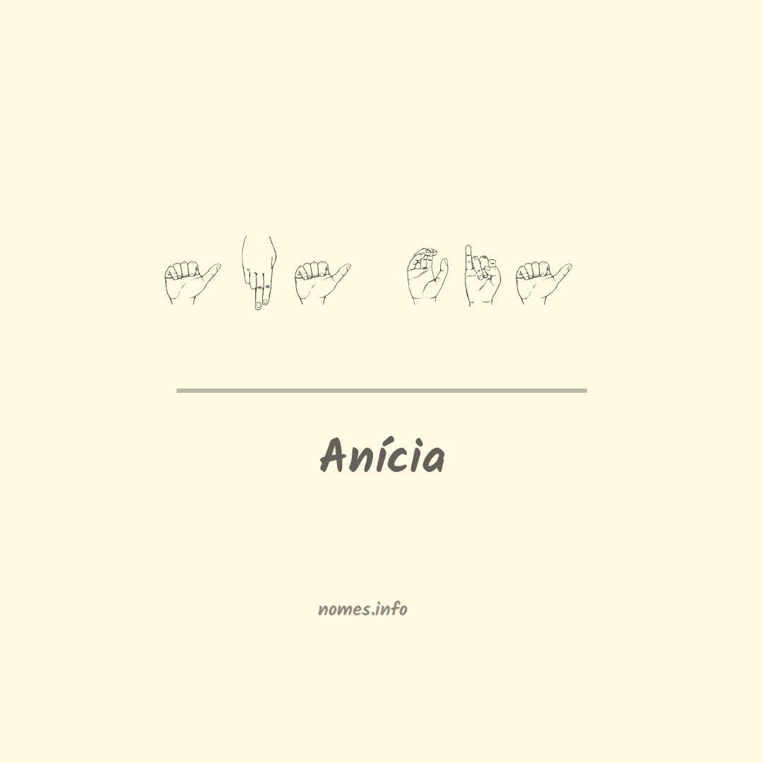 Anícia em Libras
