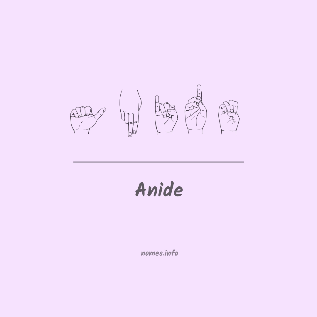 Anide em Libras
