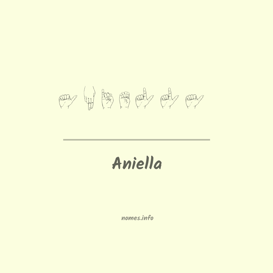 Aniella em Libras