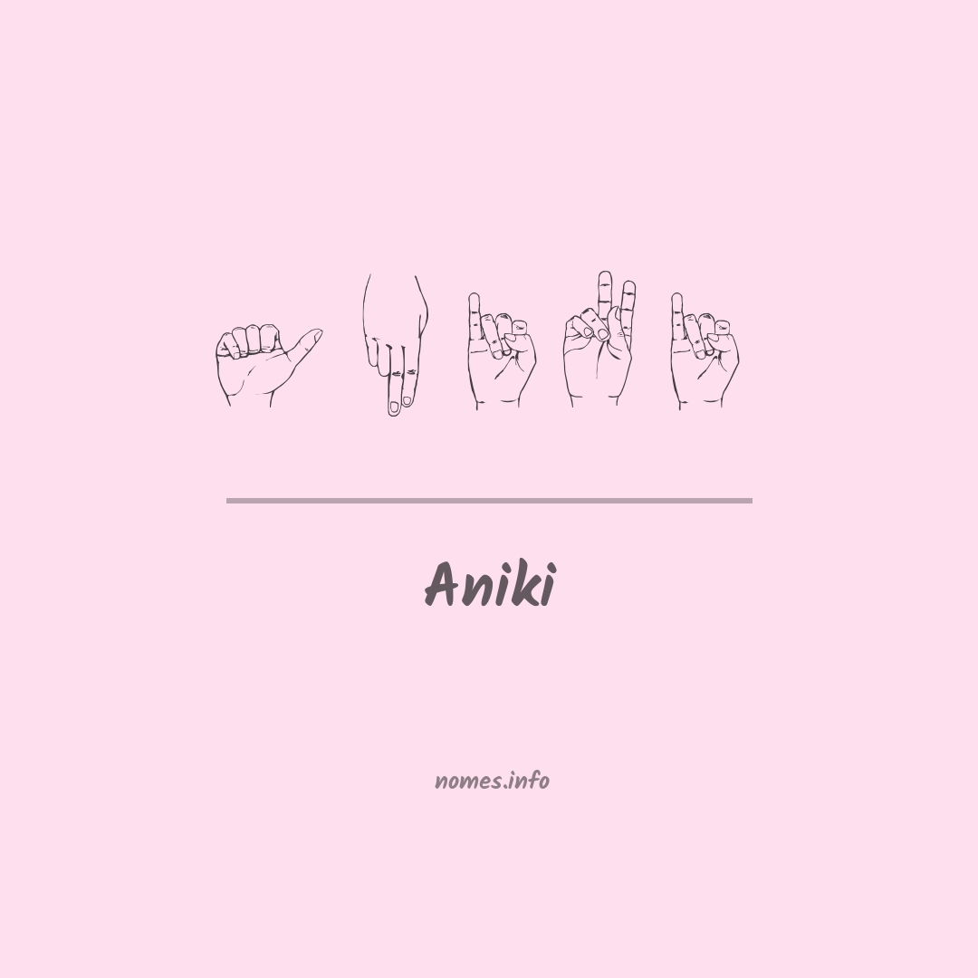Aniki em Libras