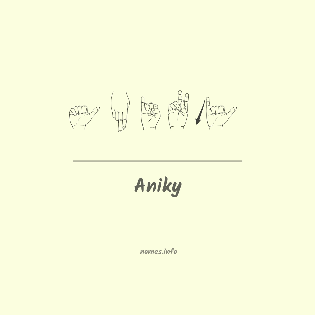 Aniky em Libras