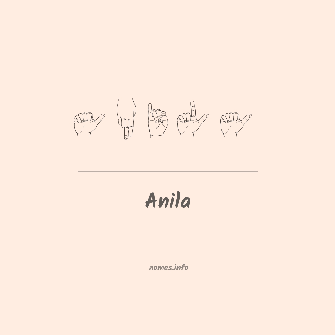 Anila em Libras