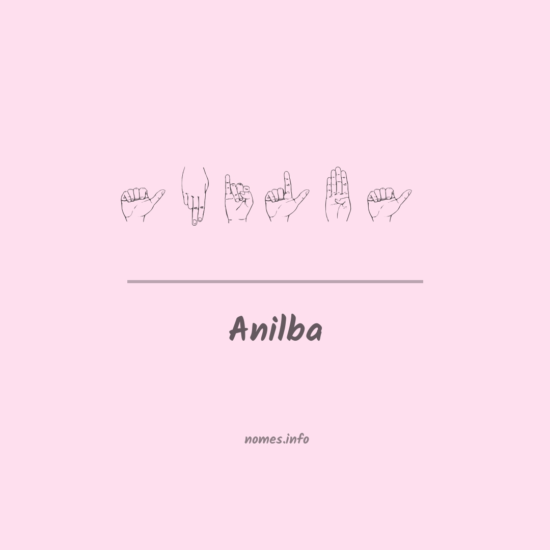 Anilba em Libras