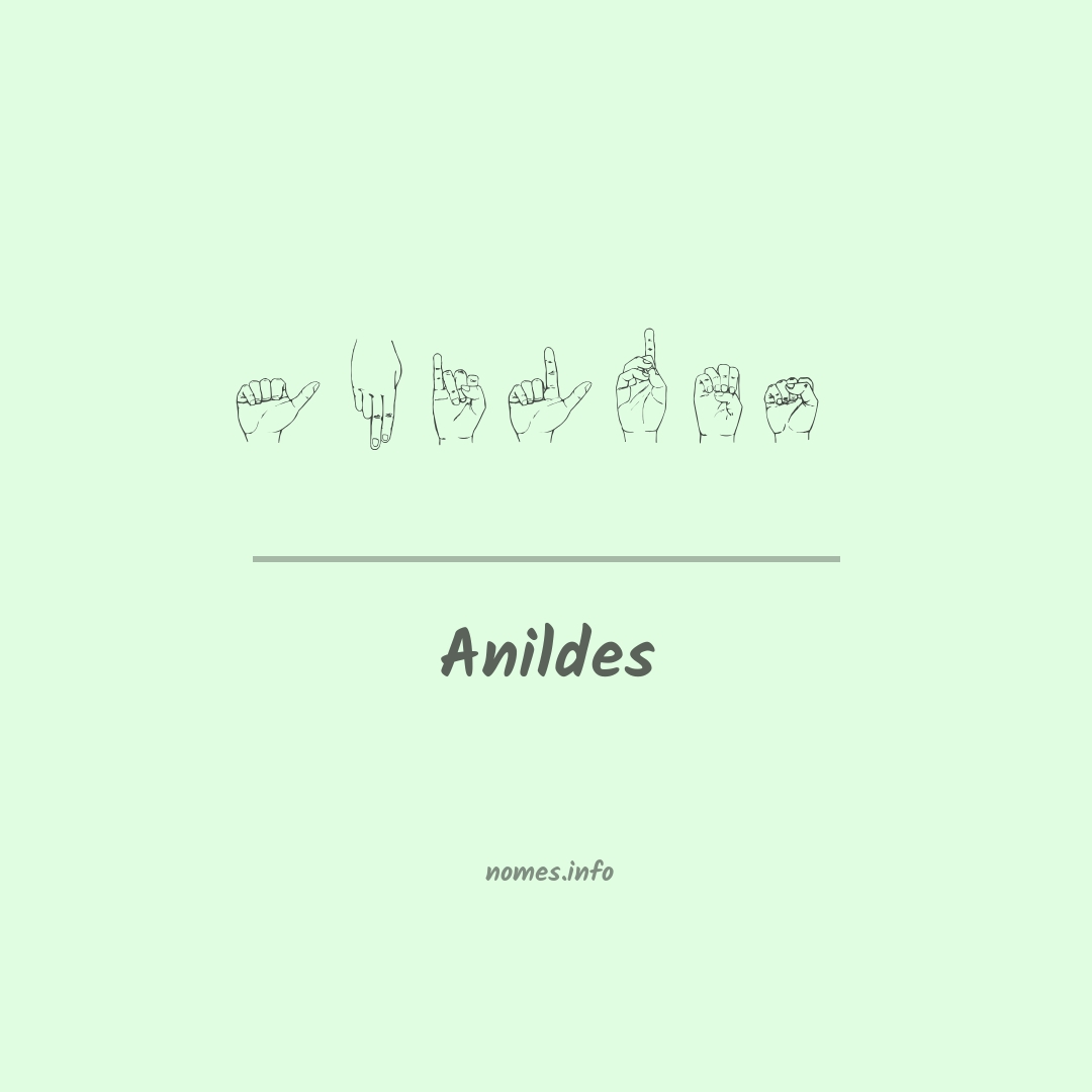 Anildes em Libras