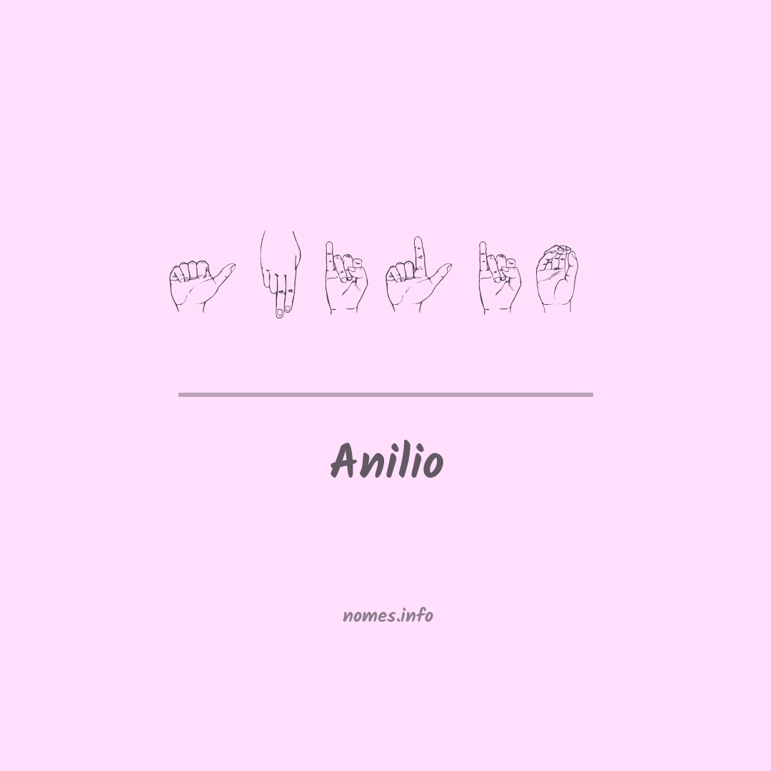 Anilio em Libras