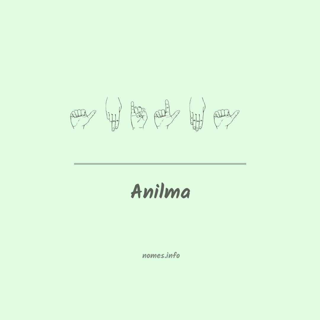 Anilma em Libras
