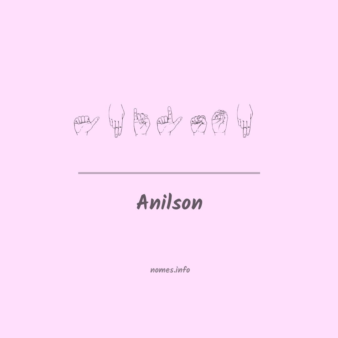 Anilson em Libras