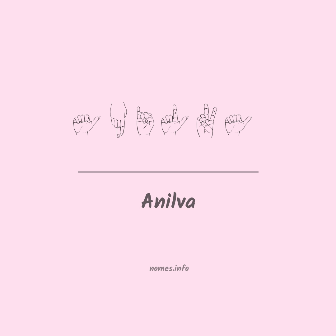Anilva em Libras