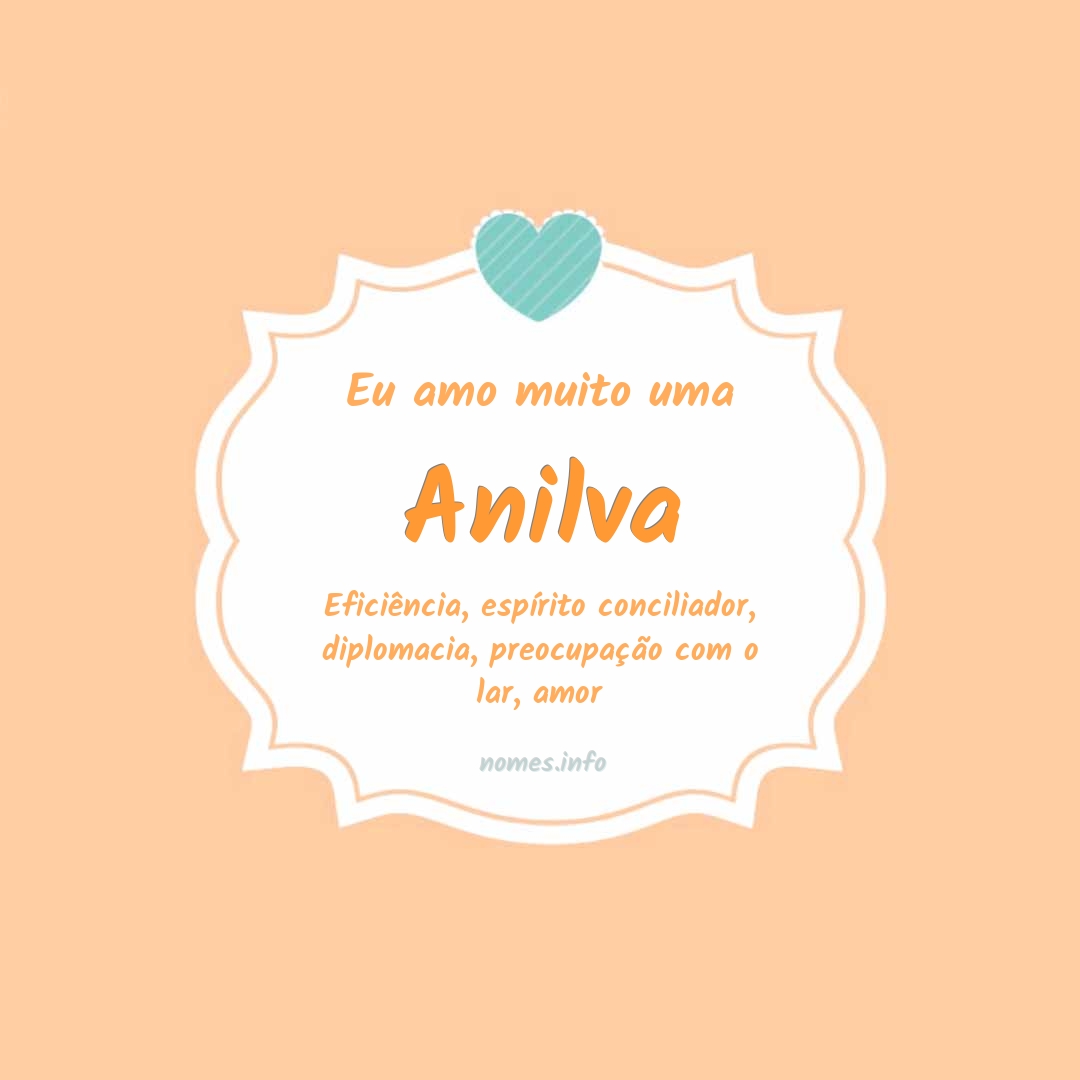 Eu amo muito Anilva