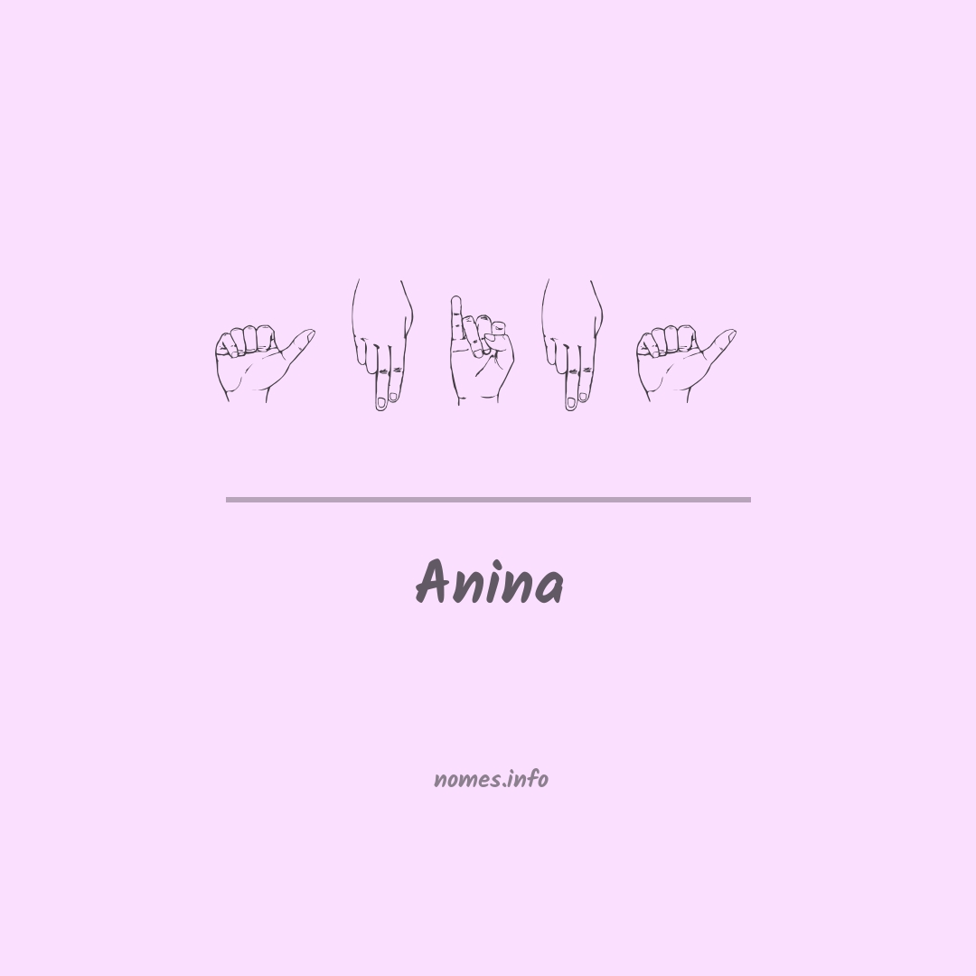 Anina em Libras