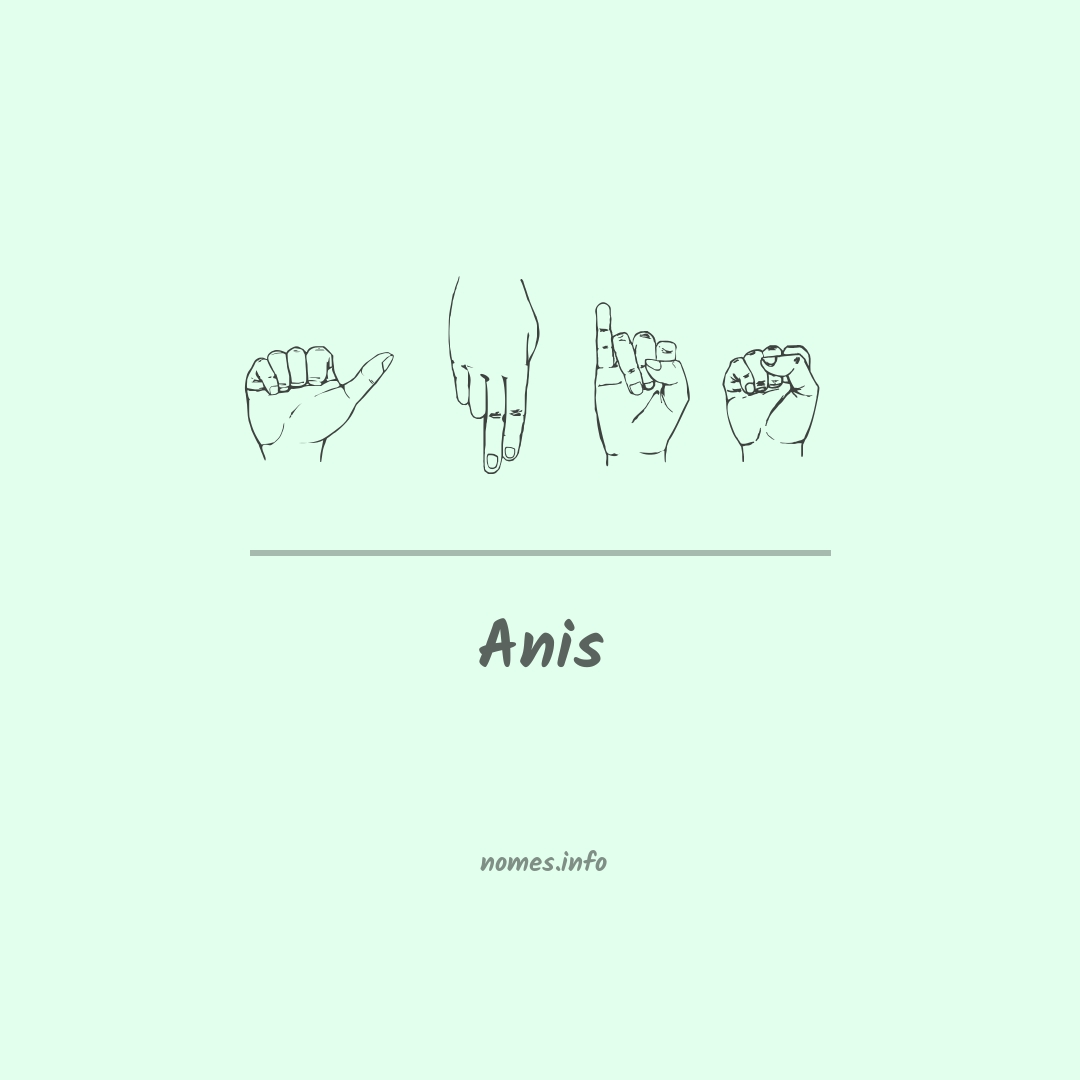 Anis em Libras