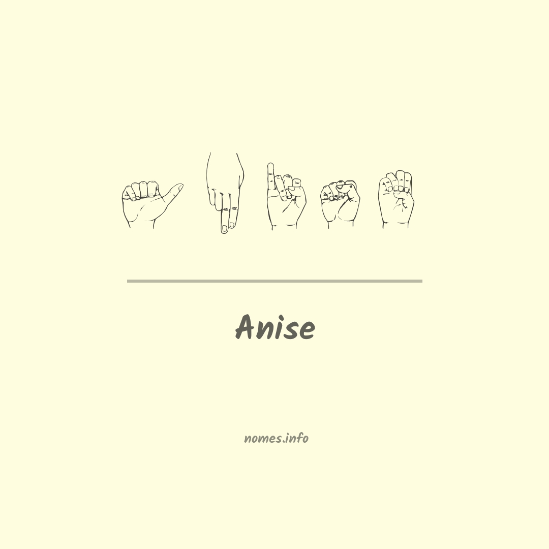 Anise em Libras