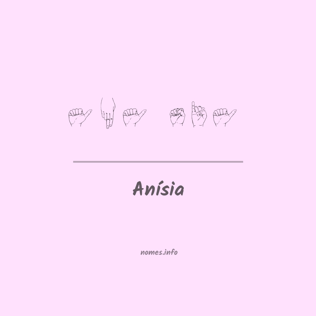Anísia em Libras