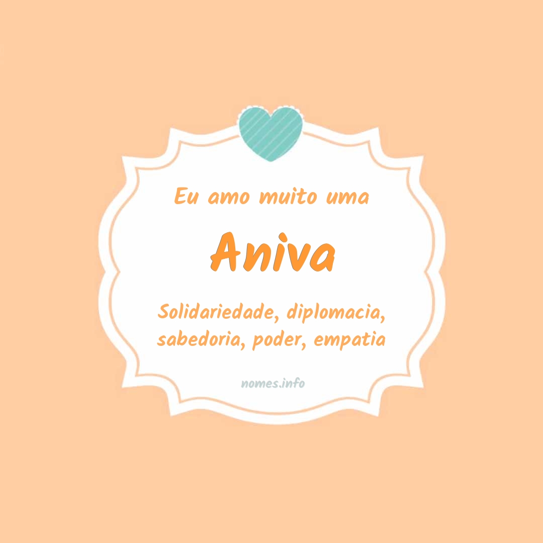 Eu amo muito Aniva