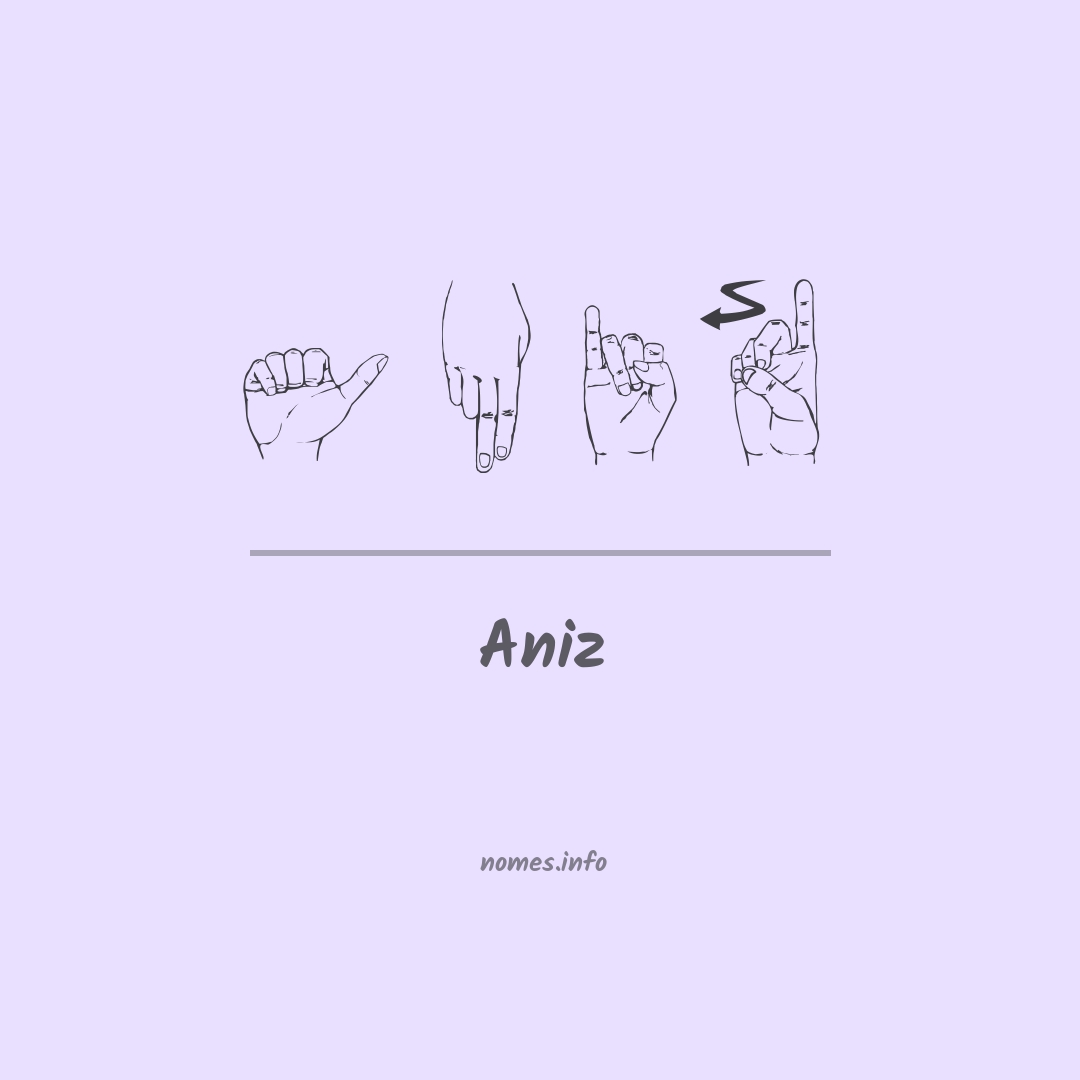 Aniz em Libras