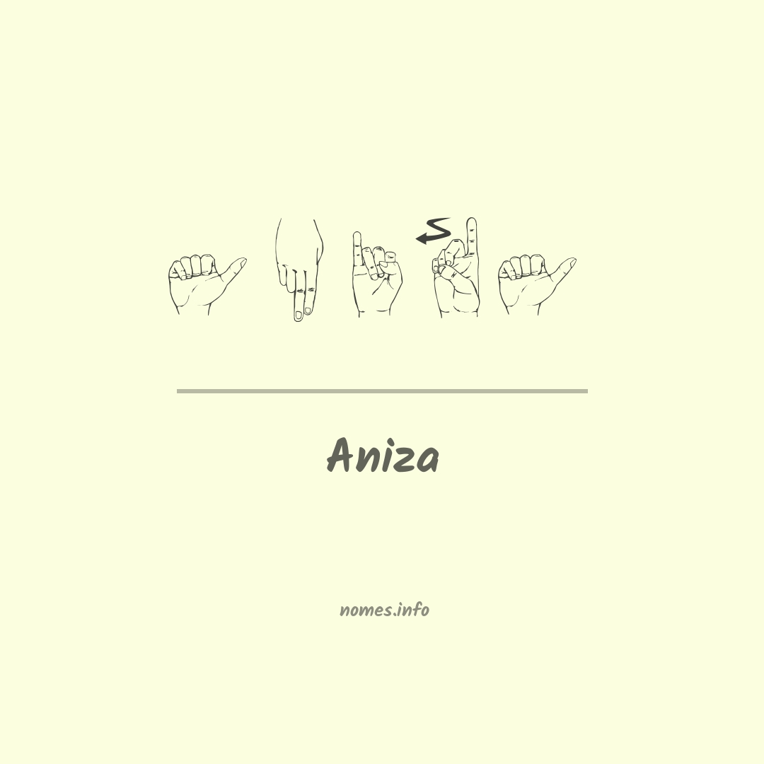 Aniza em Libras