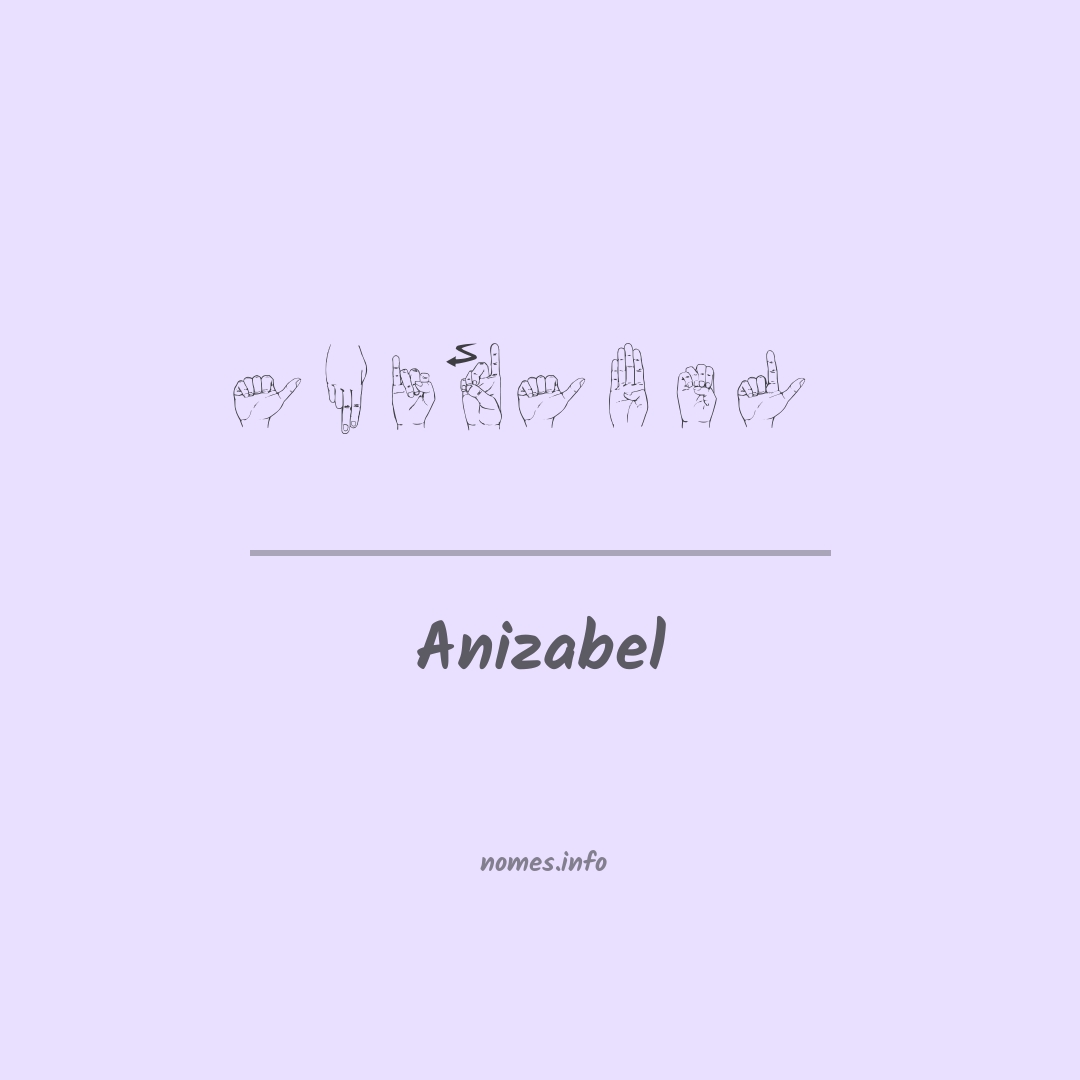 Anizabel em Libras