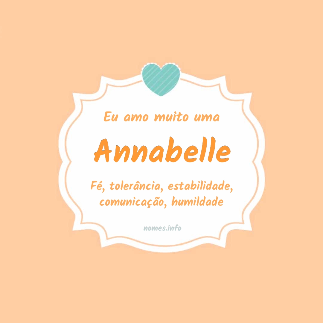 Eu amo muito Annabelle