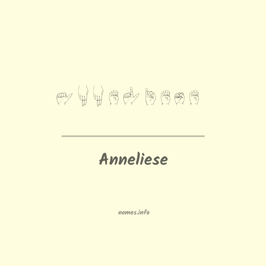 Anneliese em Libras