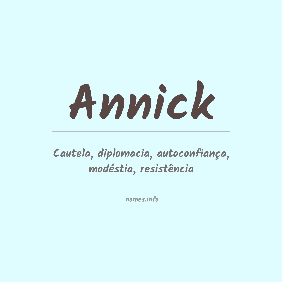 Significado do nome Annick